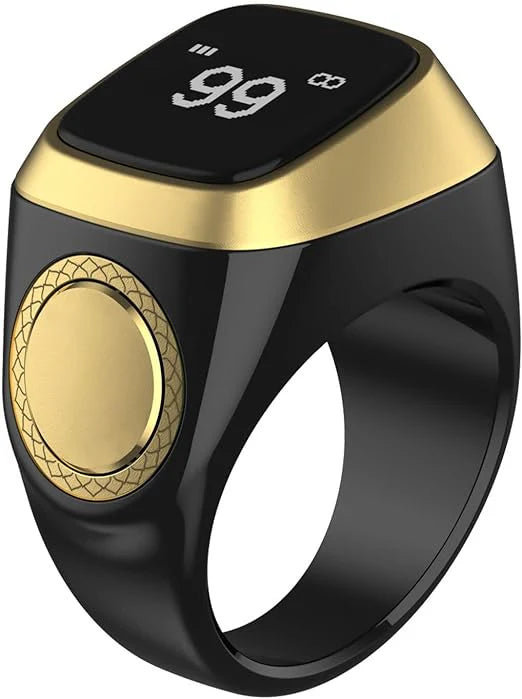 Equantu Qibla Ring Tasbih Counter Prayer Reminder اكوانتو القبلة الدائري تسبيح عداد الصلاة تذكير