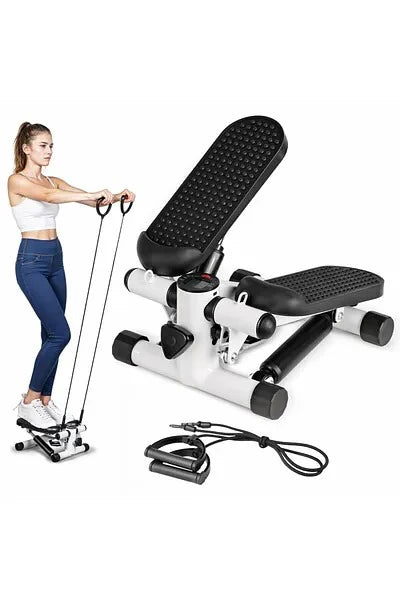 Fitness Stepper Exerciser with Rope  جهاز تمارين اللياقة البدنية على شكل خطاف مع حبل
