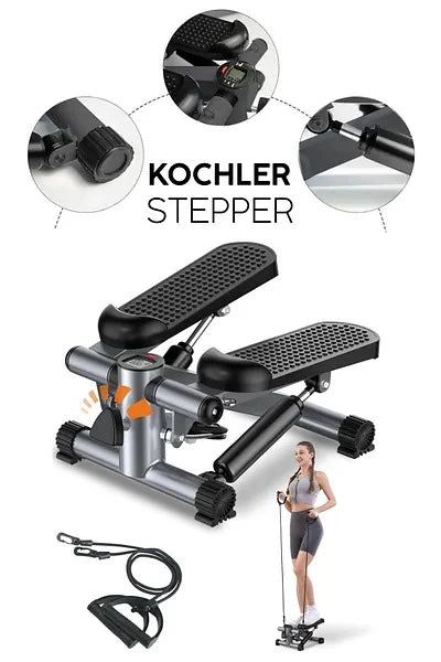 Fitness Stepper Exerciser with Rope  جهاز تمارين اللياقة البدنية على شكل خطاف مع حبل