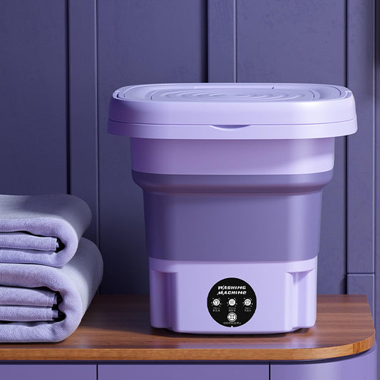 Foldable Mini Laundry Machine غسالة ملابس صغيرة قابلة للطي