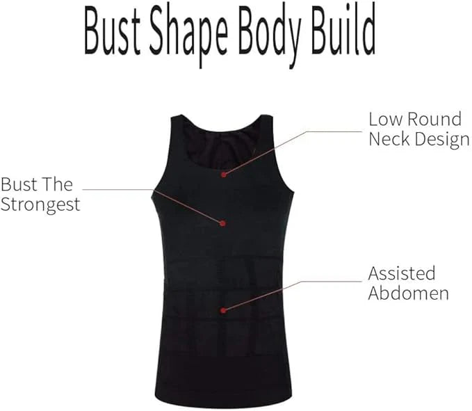 Men's Slimming Body Shapewear  ملابس داخلية لتنحيف الجسم للرجال