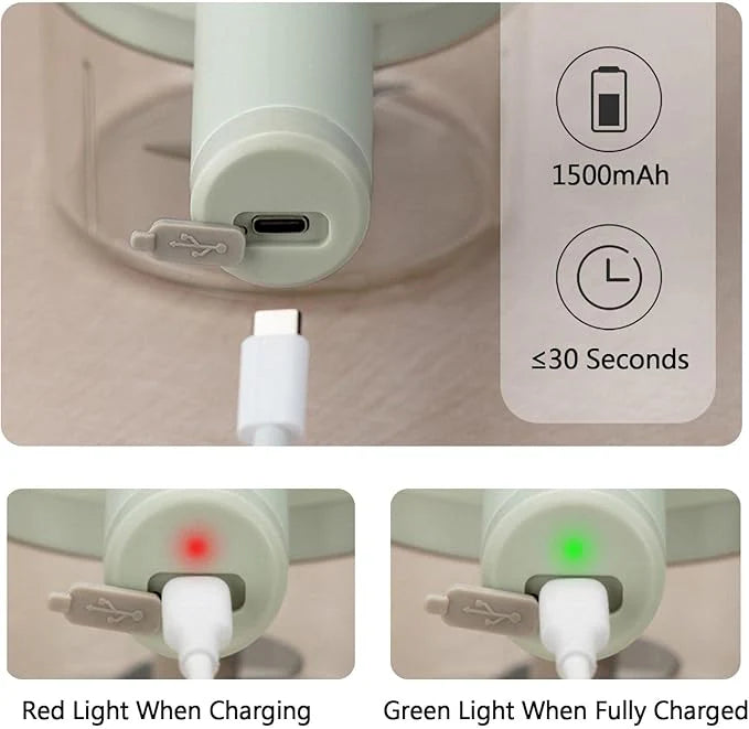 Rechargeable 4 in 1 Electric Vegetable Cutter قطاعة خضراوات كهربائية قابلة لإعادة الشحن 4 في 1