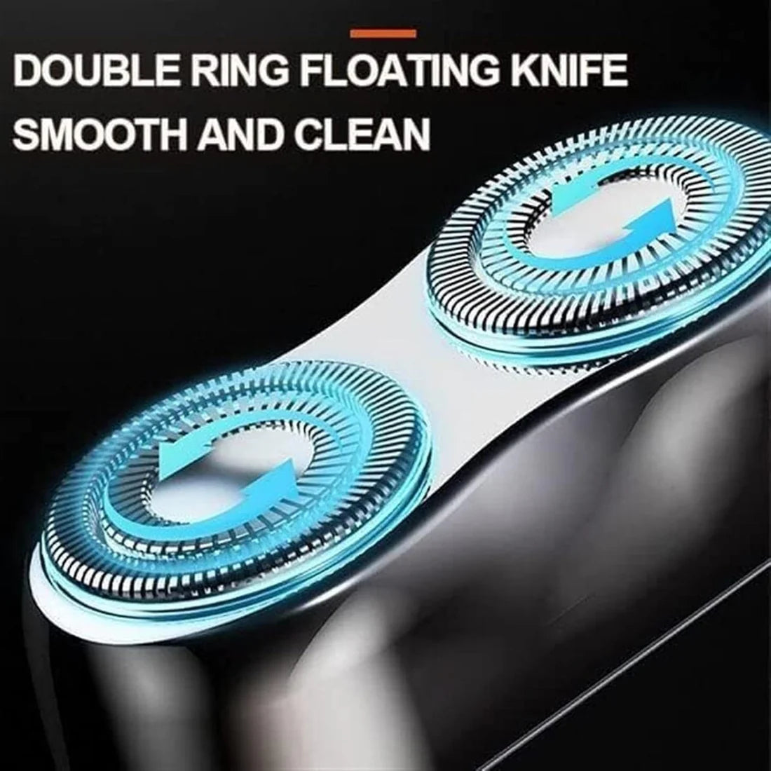 Mini Shavers for Men, Washable Double Head  ماكينة حلاقة صغيرة للرجال، رأس مزدوج قابل للغسل