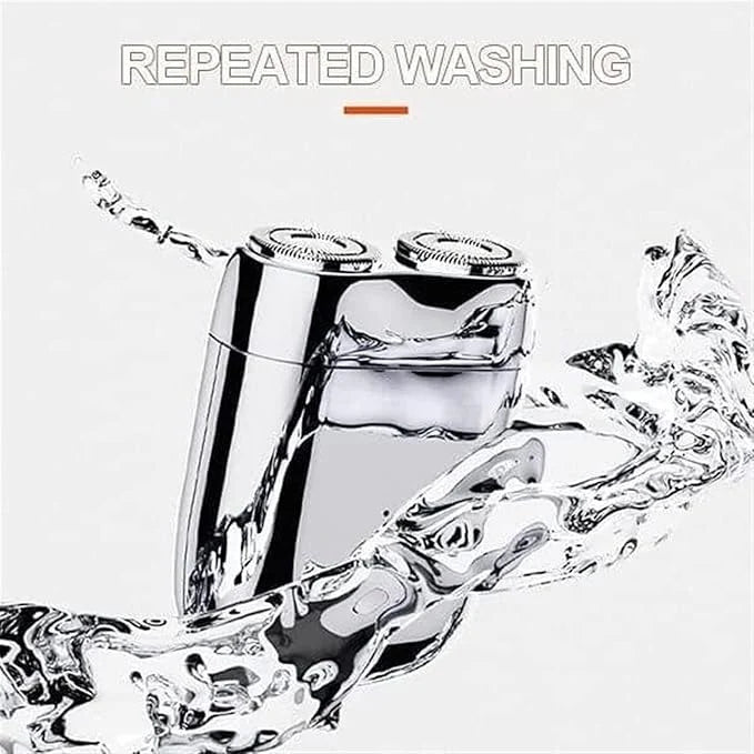 Mini Shavers for Men, Washable Double Head  ماكينة حلاقة صغيرة للرجال، رأس مزدوج قابل للغسل