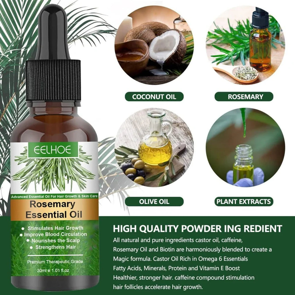 Rosemary Flourish Oil for Hair Growth 30ml  زيت إكليل الجبل لنمو الشعر 30 مل