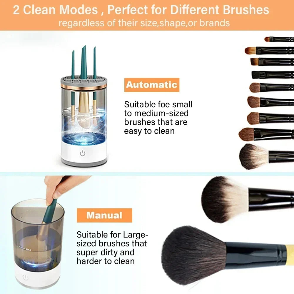 Automatic Multi Brush Cleaner  منظف الفرش المتعدد الأوتوماتيكي