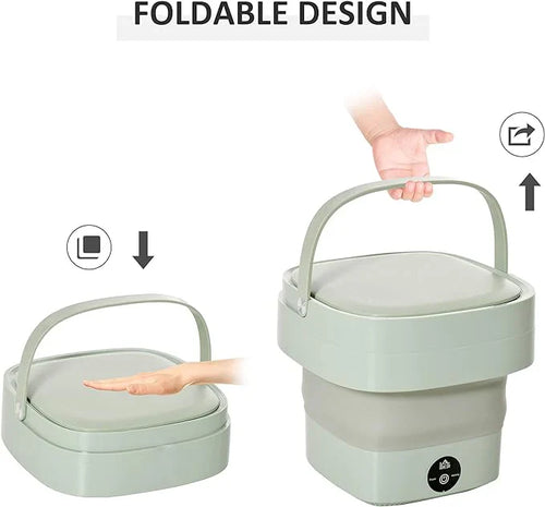 Foldable Mini Laundry Machine  غسالة ملابس صغيرة قابلة للطي