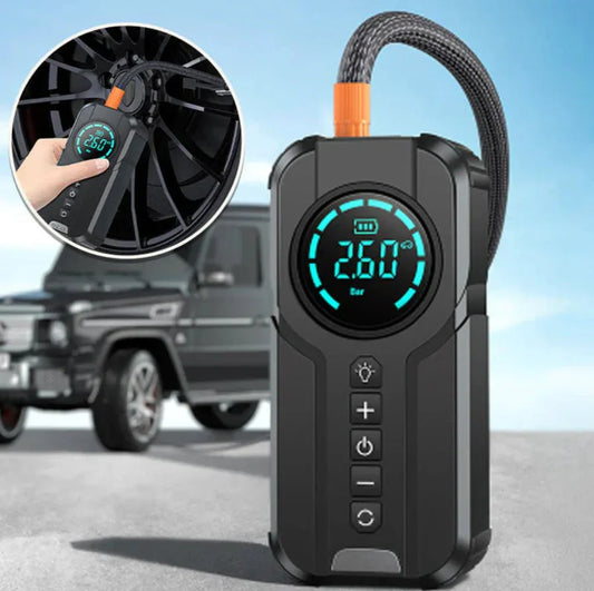 Jump Starter With Air Pump جهاز بدء التشغيل مع مضخة هواء